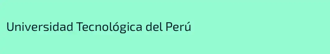 Universidad Tecnológica del Perú